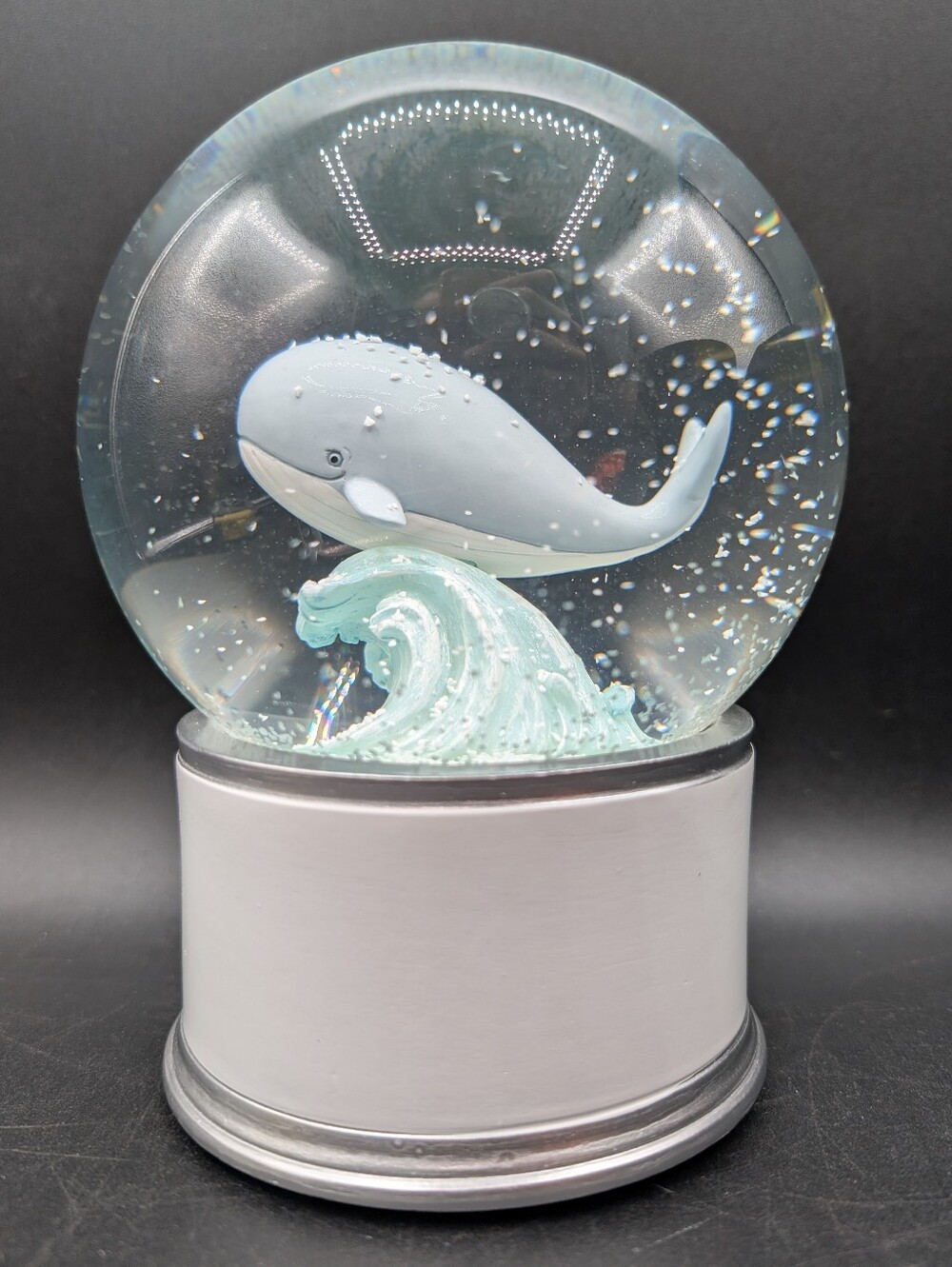 Whale Musical Light-Up Snow Globe, Pottery Barn Kids, Discontinued